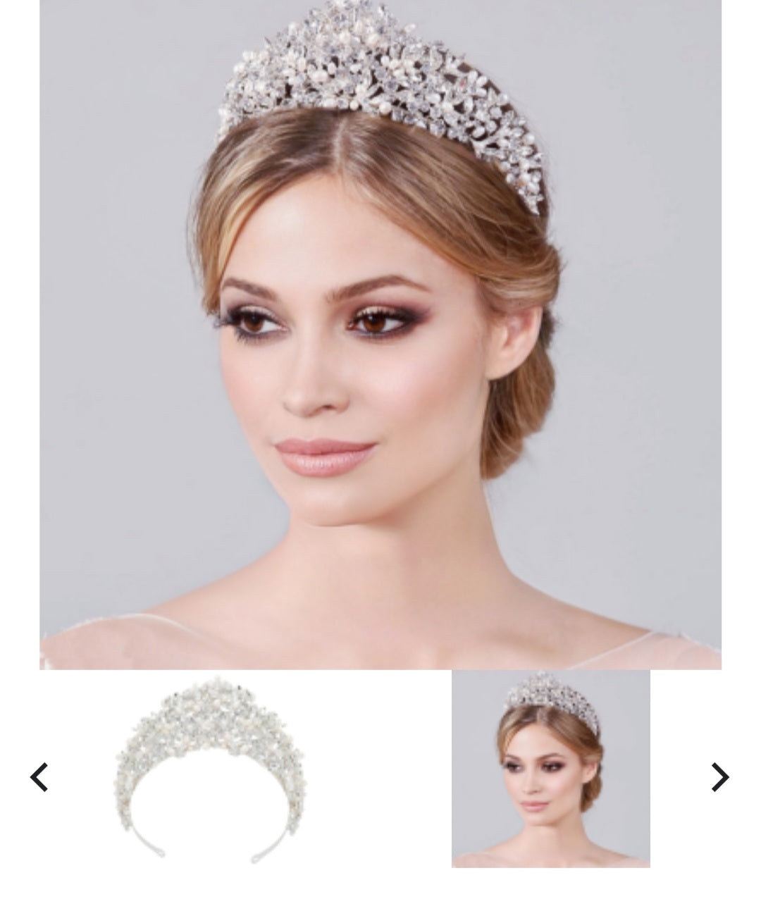 Luxe Feshwater pearl Tiara