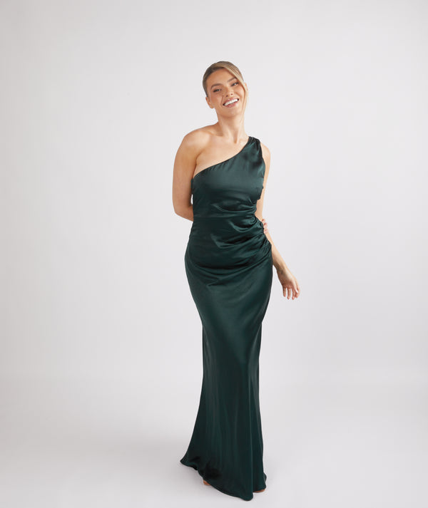 SIX STORIES One Shoulder dress with bow