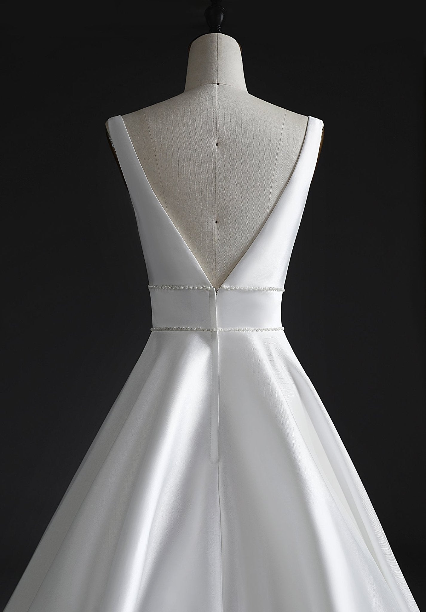 ELLA Full A - line mikado gown - Reflections Bridal Studio