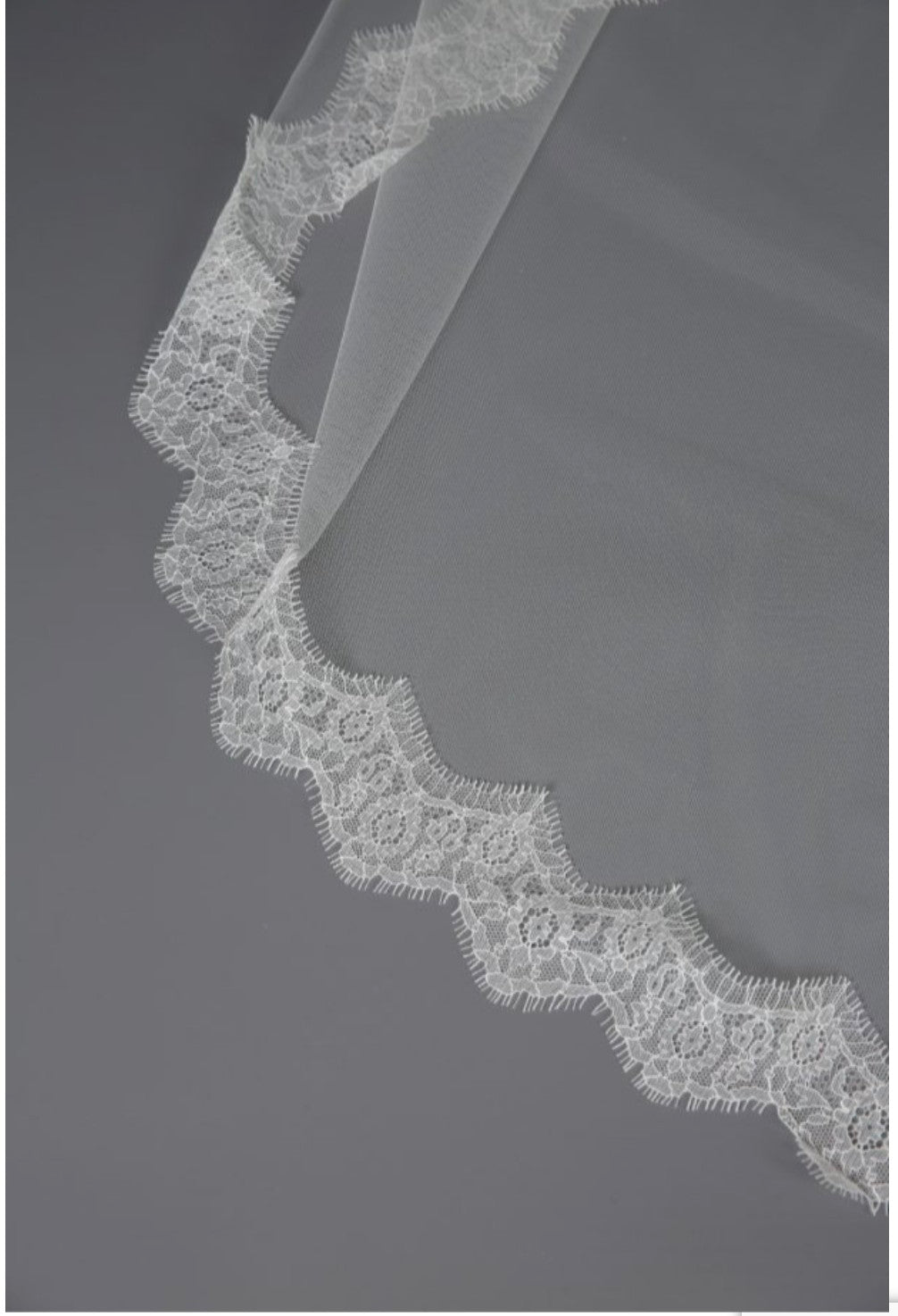 EYELASH VEIL 1 tier 98 inch - Reflections Bridal Studio