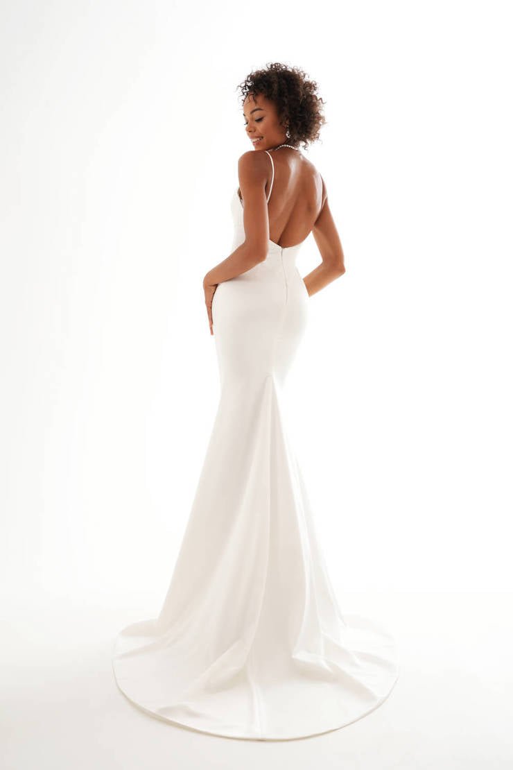 MARIBELL fine straps fit and flare - Reflections Bridal Studio
