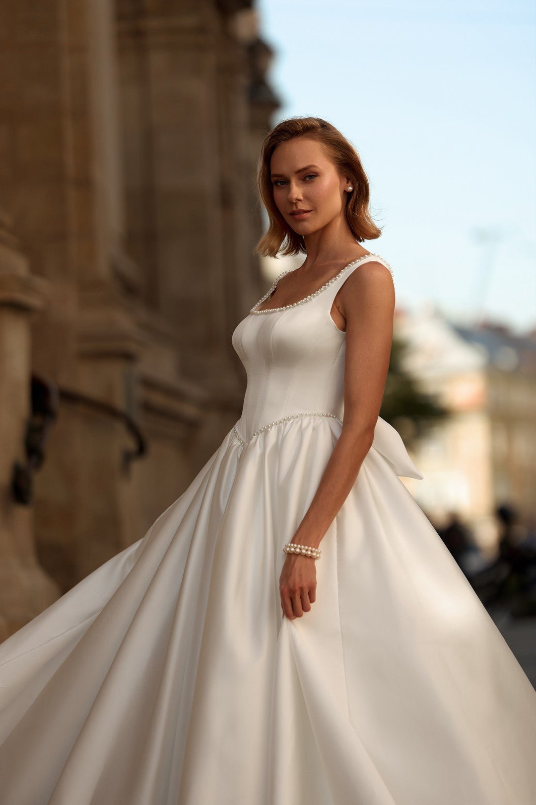 NINO Full chantilly lace gown - Reflections Bridal Studio