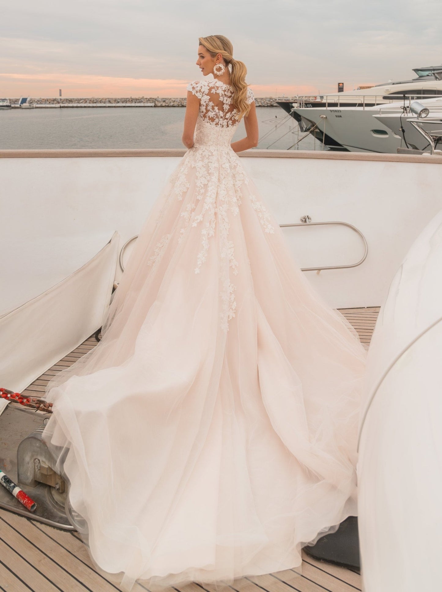 ROMANCE Beautiful beaded lace ballgown - Reflections Bridal Studio