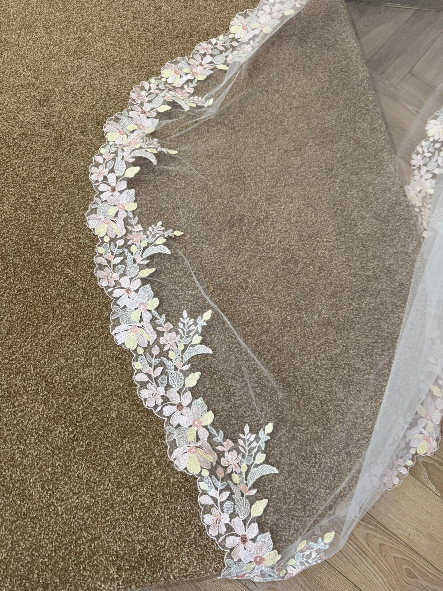 SASSI Multicoloured veil - Reflections Bridal Studio