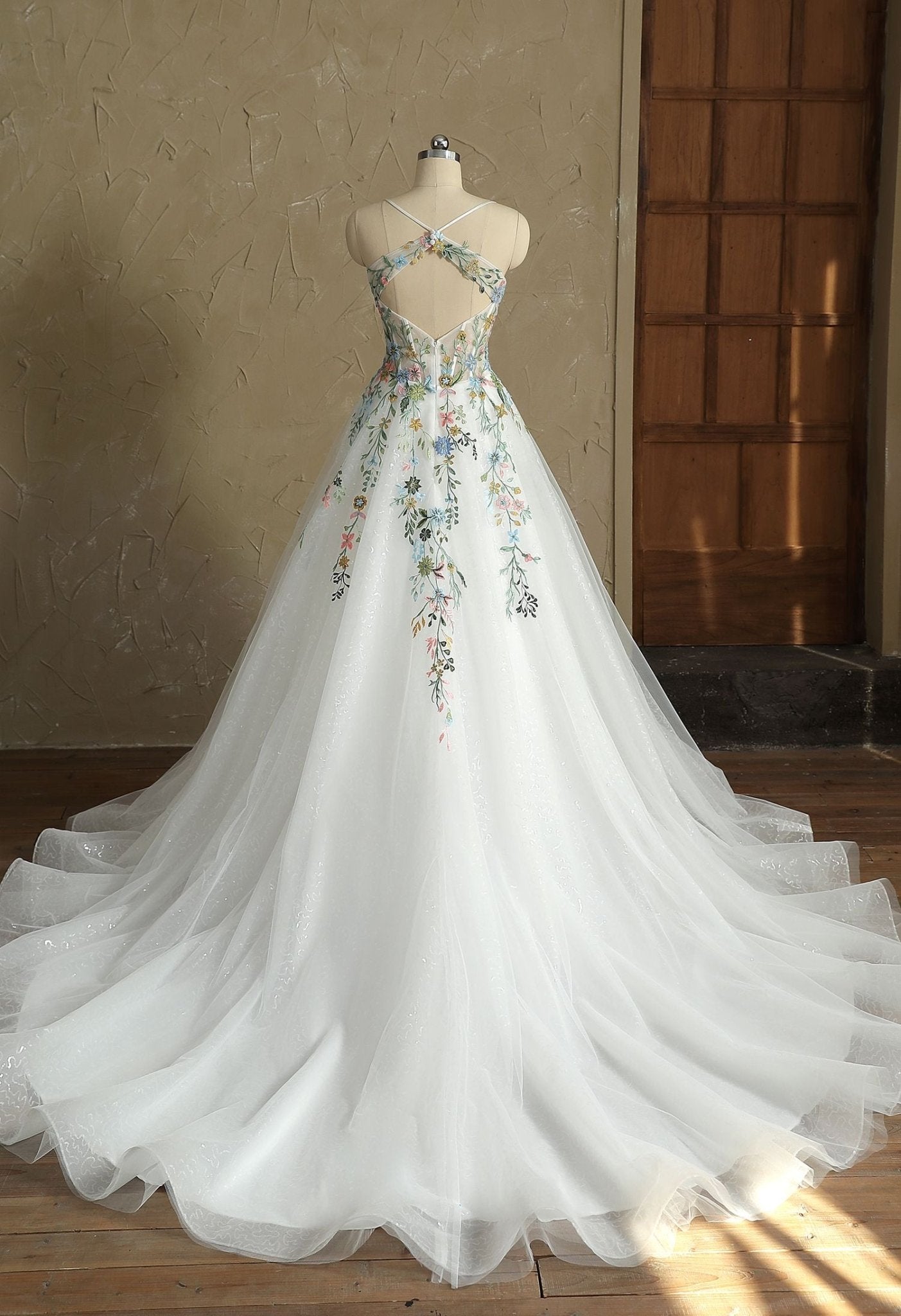SUMMER Delicate floral embroidery - Reflections Bridal Studio