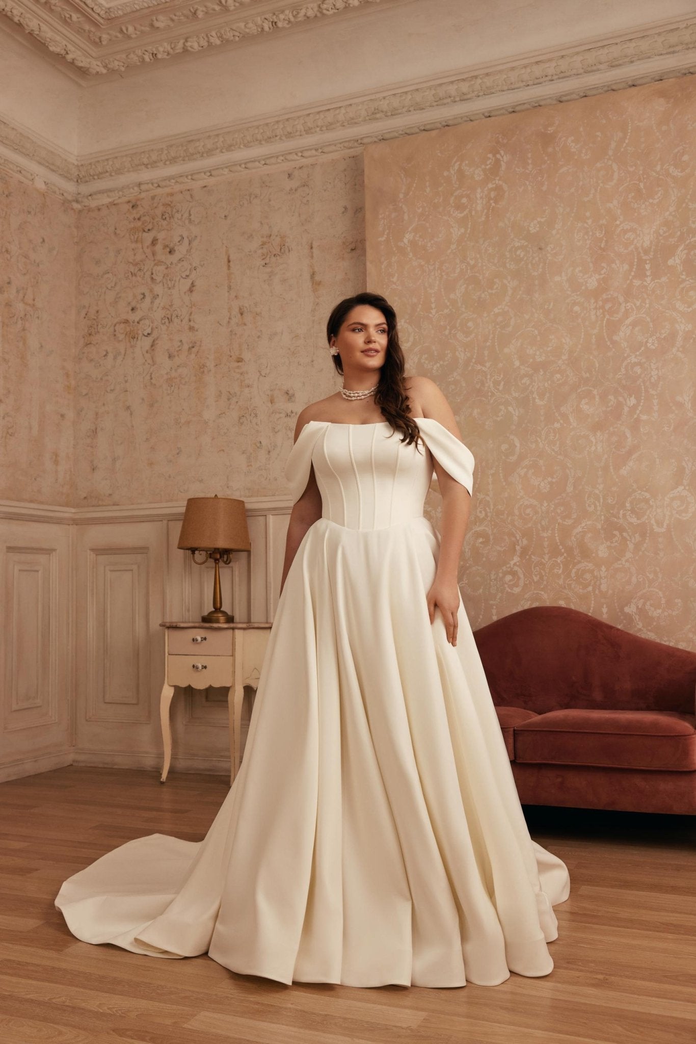 SYMPHONY Full ballgown style on a structured bodice - Reflections Bridal Studio