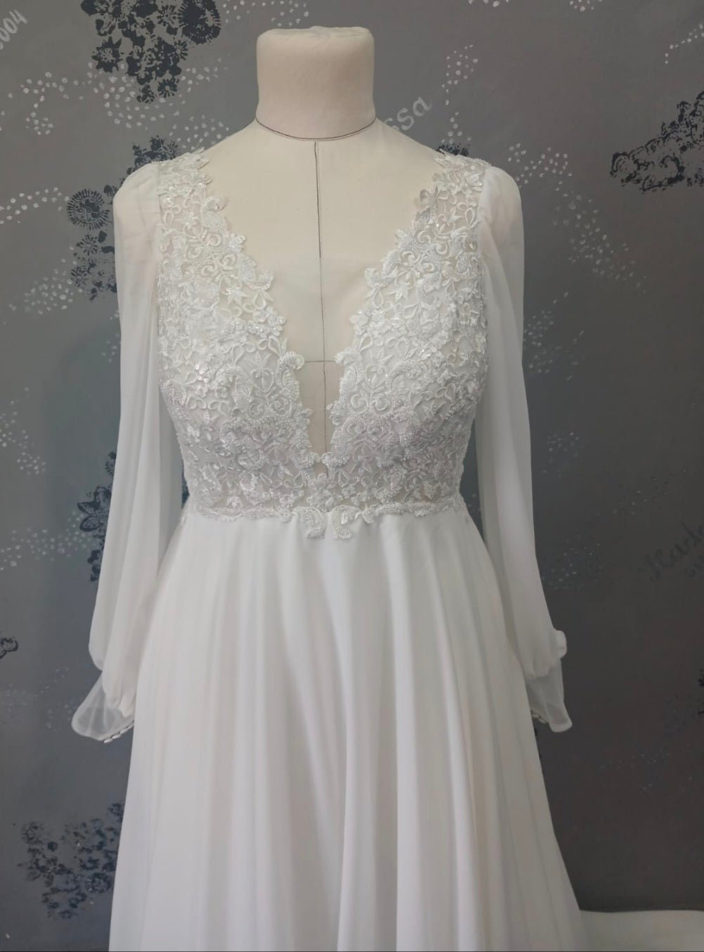 TIANA Size 14 in chiffon - Reflections Bridal Studio