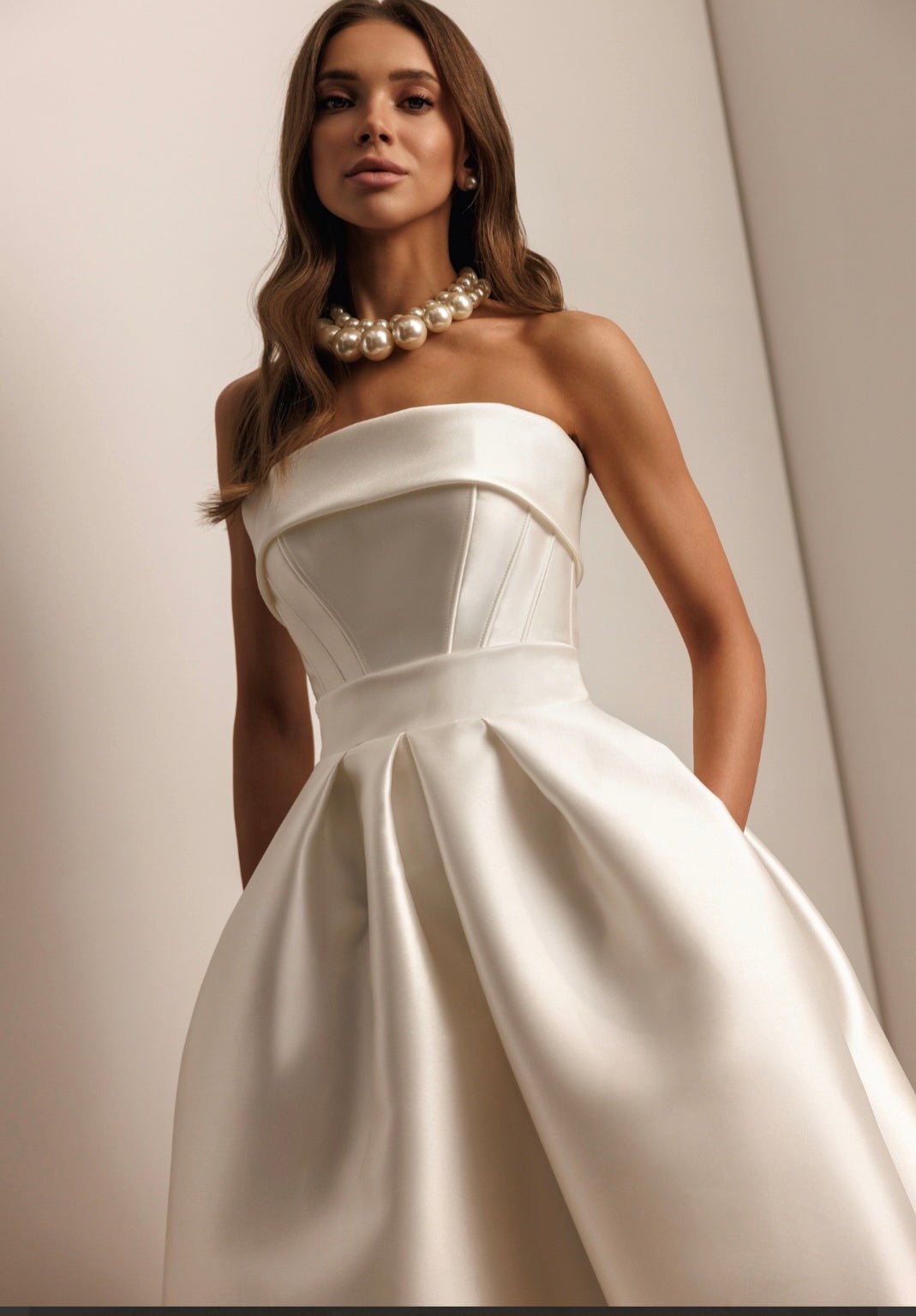VESPER A 2 piece ballet length gown - Reflections Bridal Studio