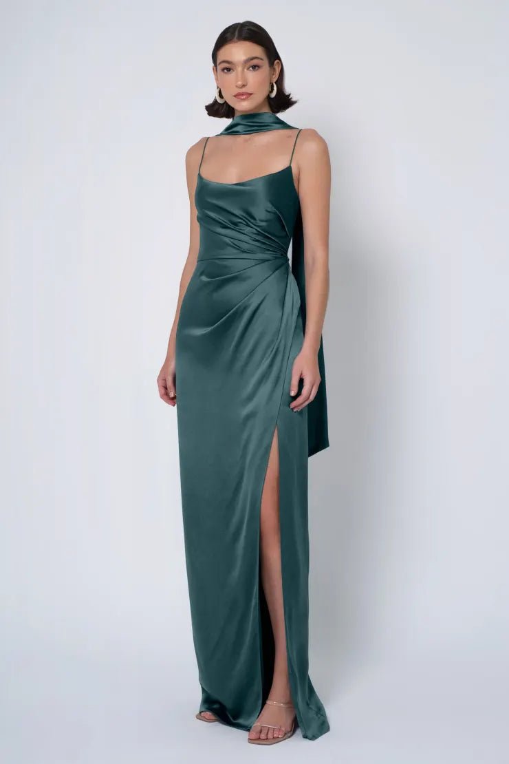 WREN Jenny Yoo Silky satin bridesmaid - Reflections Bridal Studio