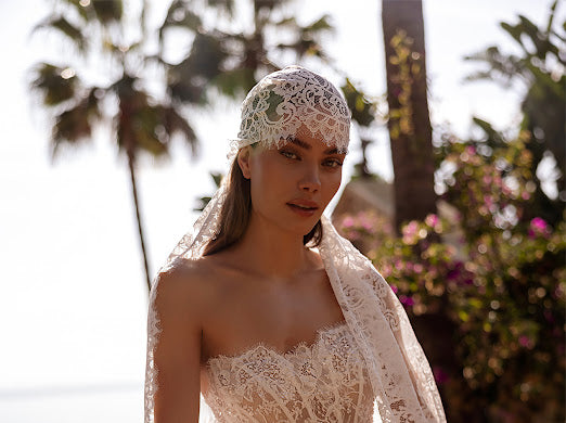 #BELYSSIA Fitted strapless lace bridal gown