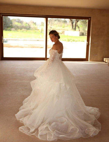 ZENDEYA Ruffle skirt ballgown