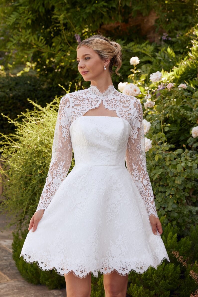 #AUBE Bridal mini dress - Reflections Bridal Studio