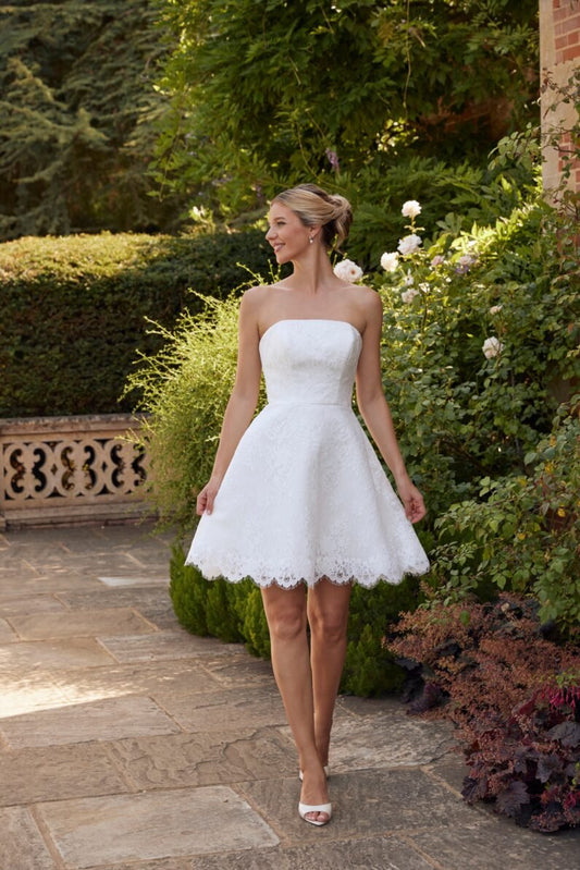 #AUBE Bridal mini dress - Reflections Bridal Studio