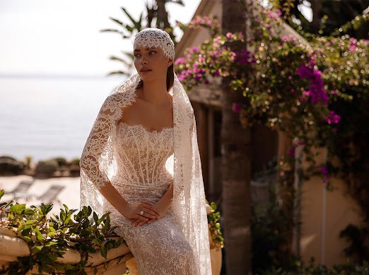 #BELYSSIA Fitted strapless lace bridal gown - Reflections Bridal Studio