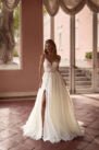 DATTERA Beaded floral lace and tulle A - line gown - Reflections Bridal Studio