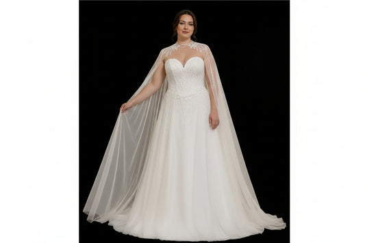 EASTON A-line beaded gown - Reflections Bridal Studio
