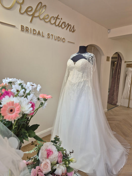 EASTON A - line beaded gown - Reflections Bridal Studio