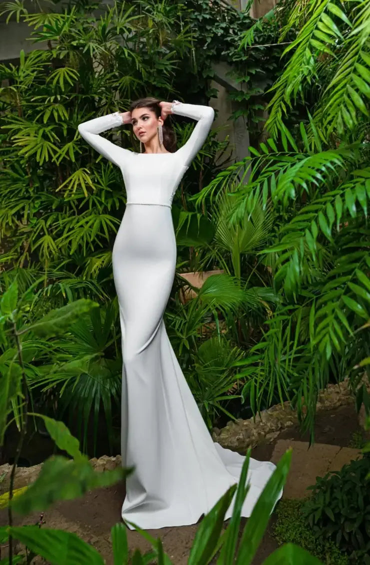 Jersey wedding dress online