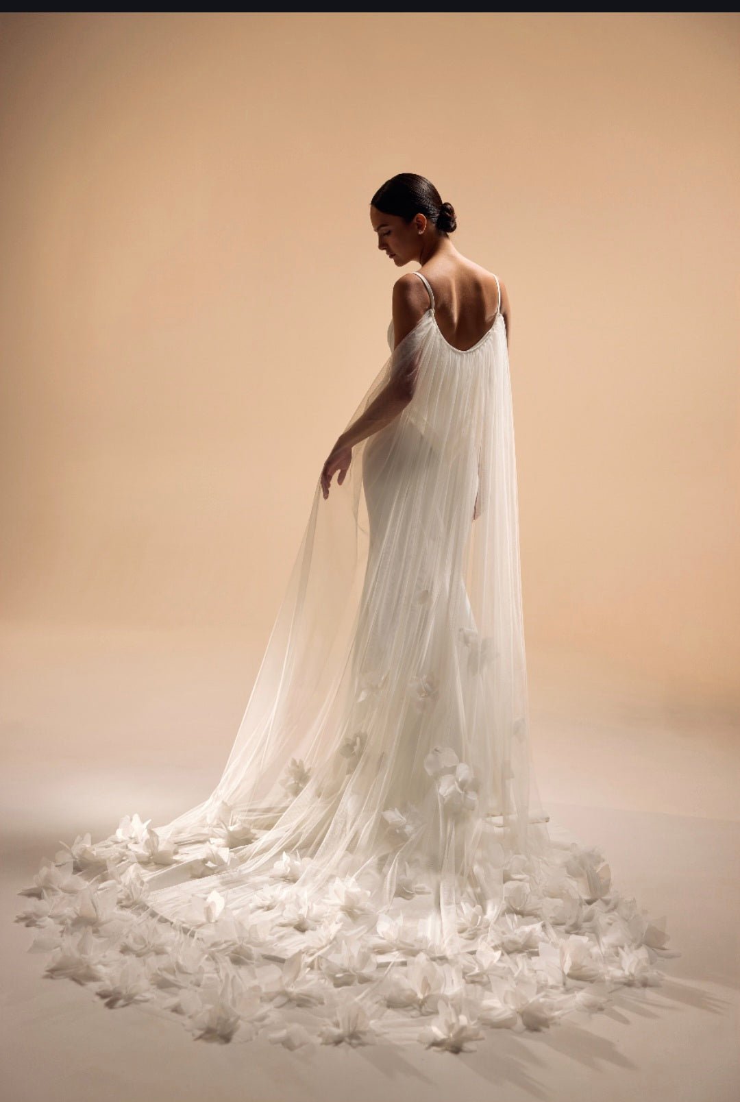 LILY - NS Crepe fitted gown - Reflections Bridal Studio
