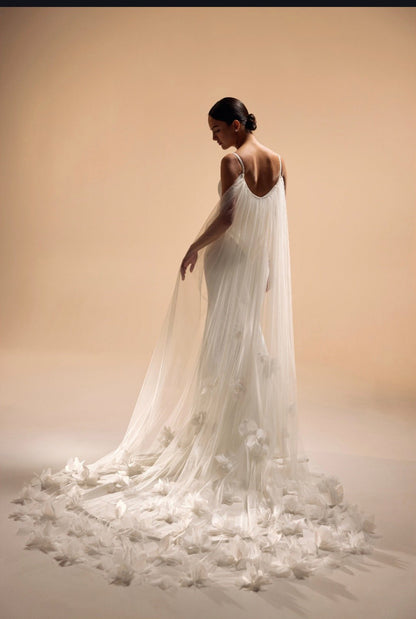 LILY - NS Crepe fitted gown - Reflections Bridal Studio