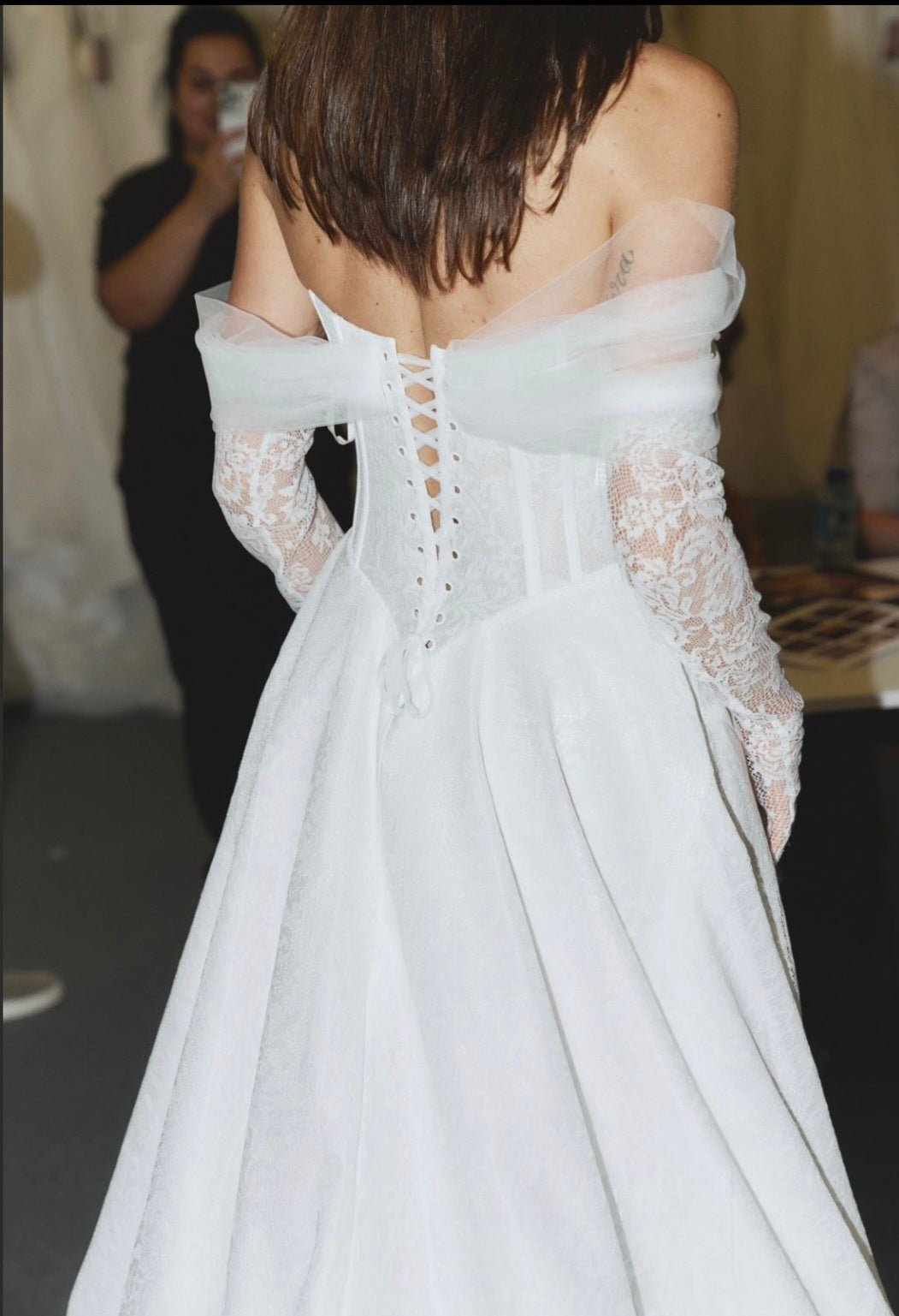 LUANA Full lace A - line gown - Reflections Bridal Studio