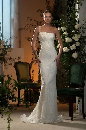MAY fit and flare with corset bodice - Reflections Bridal Studio