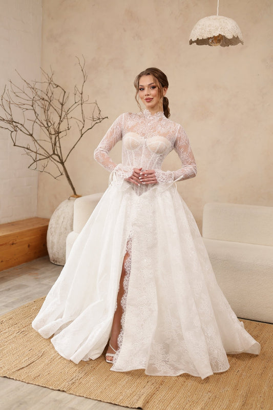MIRA Full lace ballgown - Reflections Bridal Studio