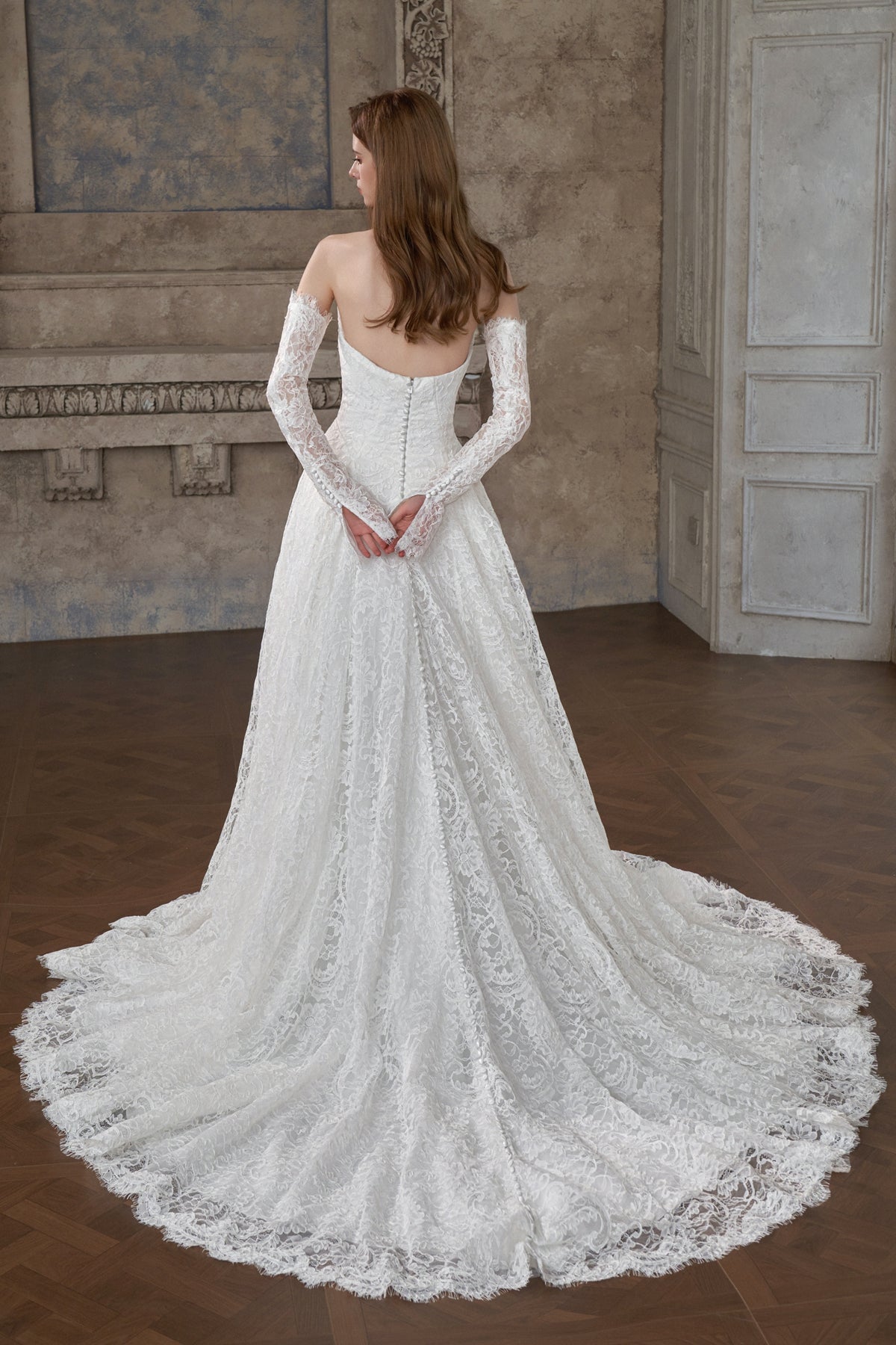#NICOLETTA Full lace A-line bridal gown - Reflections Bridal Studio