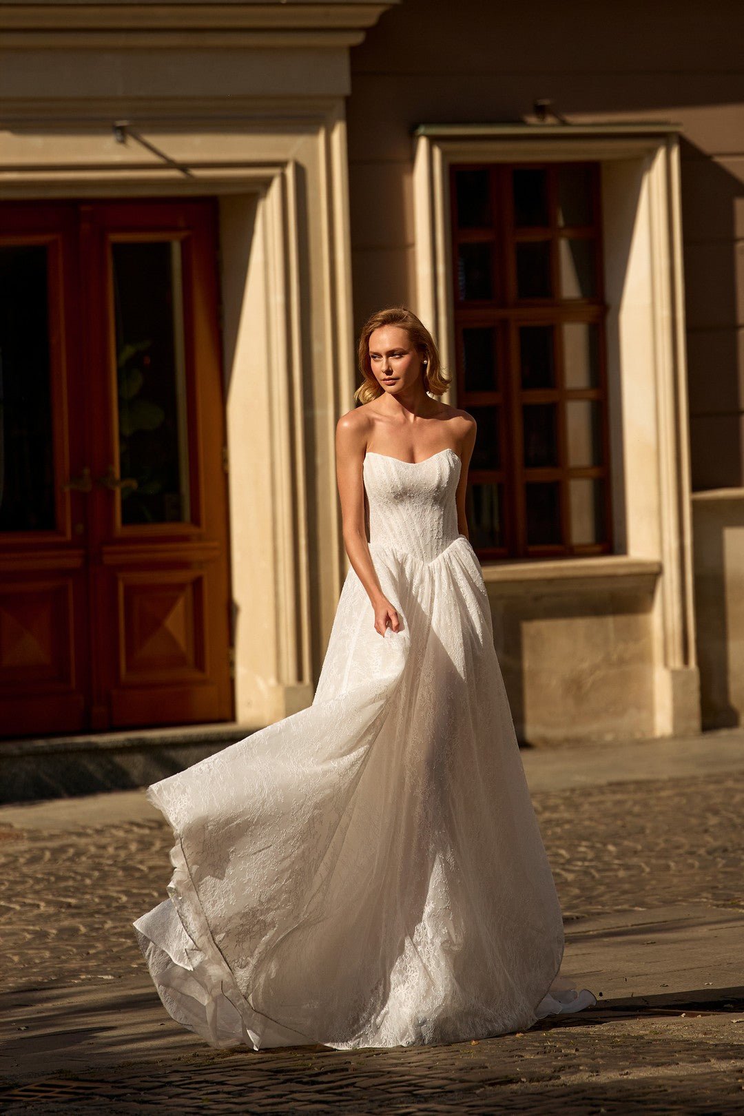 NINO Full chantilly lace gown - Reflections Bridal Studio