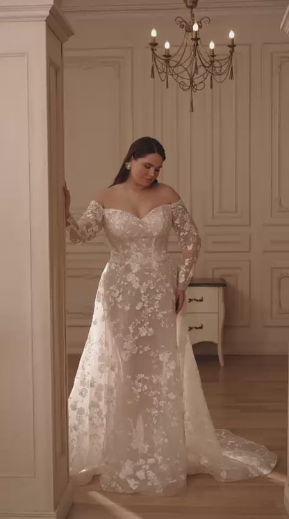 #KETTY Off-the-shoulder A-line gown