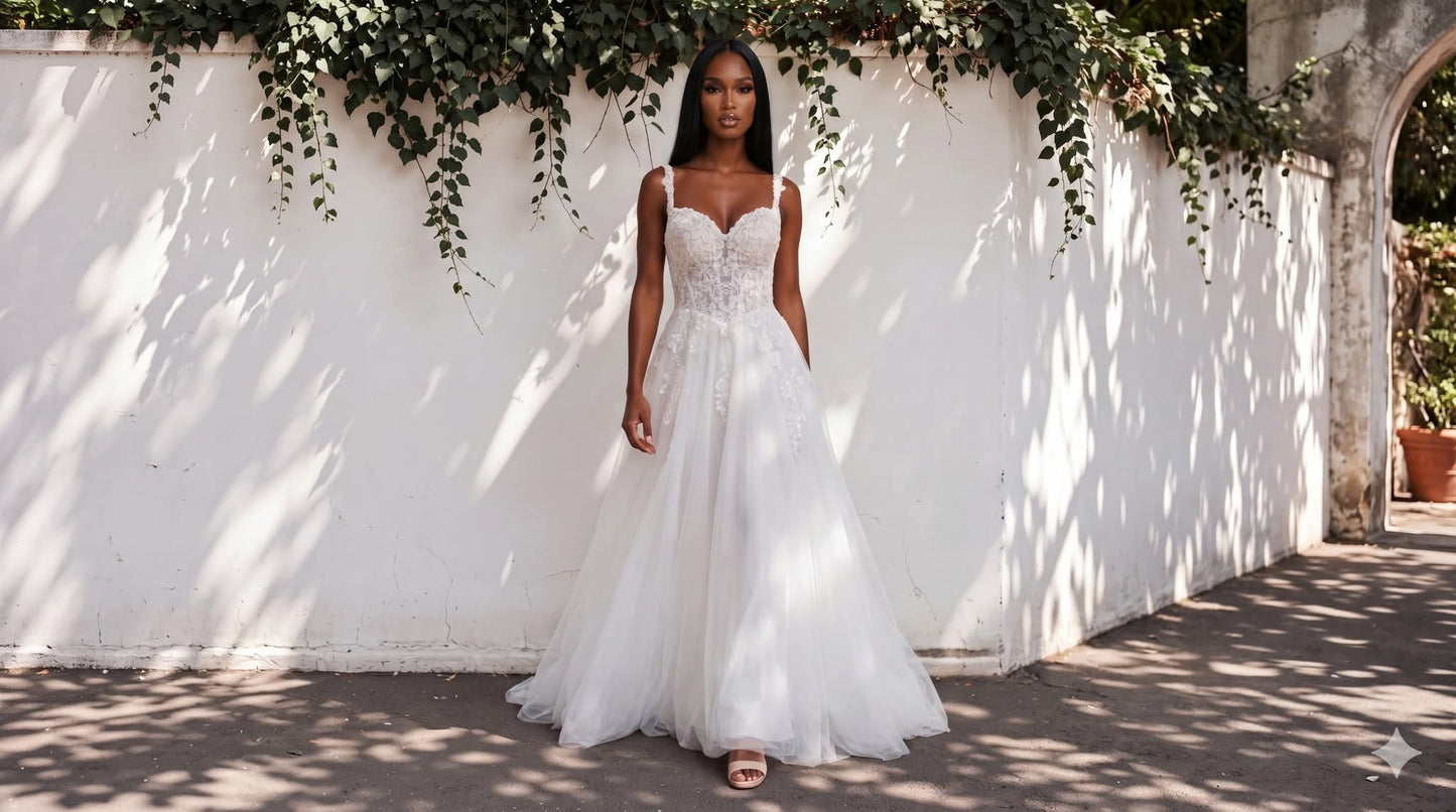 SOFIA Lightweight tulle and lace Arriving soon - Reflections Bridal Studio