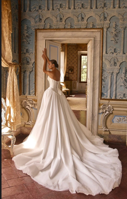 #SOFIANNE Couture gown with pearl embroidery - Reflections Bridal Studio