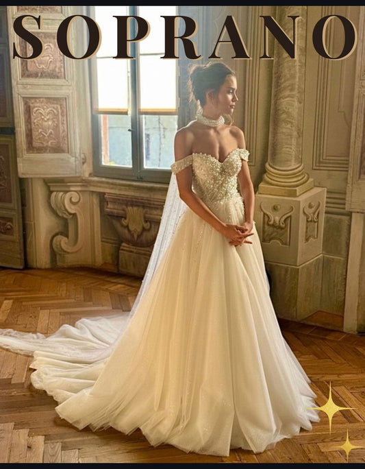 SOPRANO beaded bodice ballgown - Reflections Bridal Studio