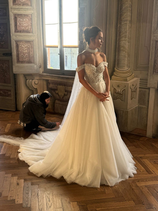 SOPRANO beaded bodice ballgown - Reflections Bridal Studio