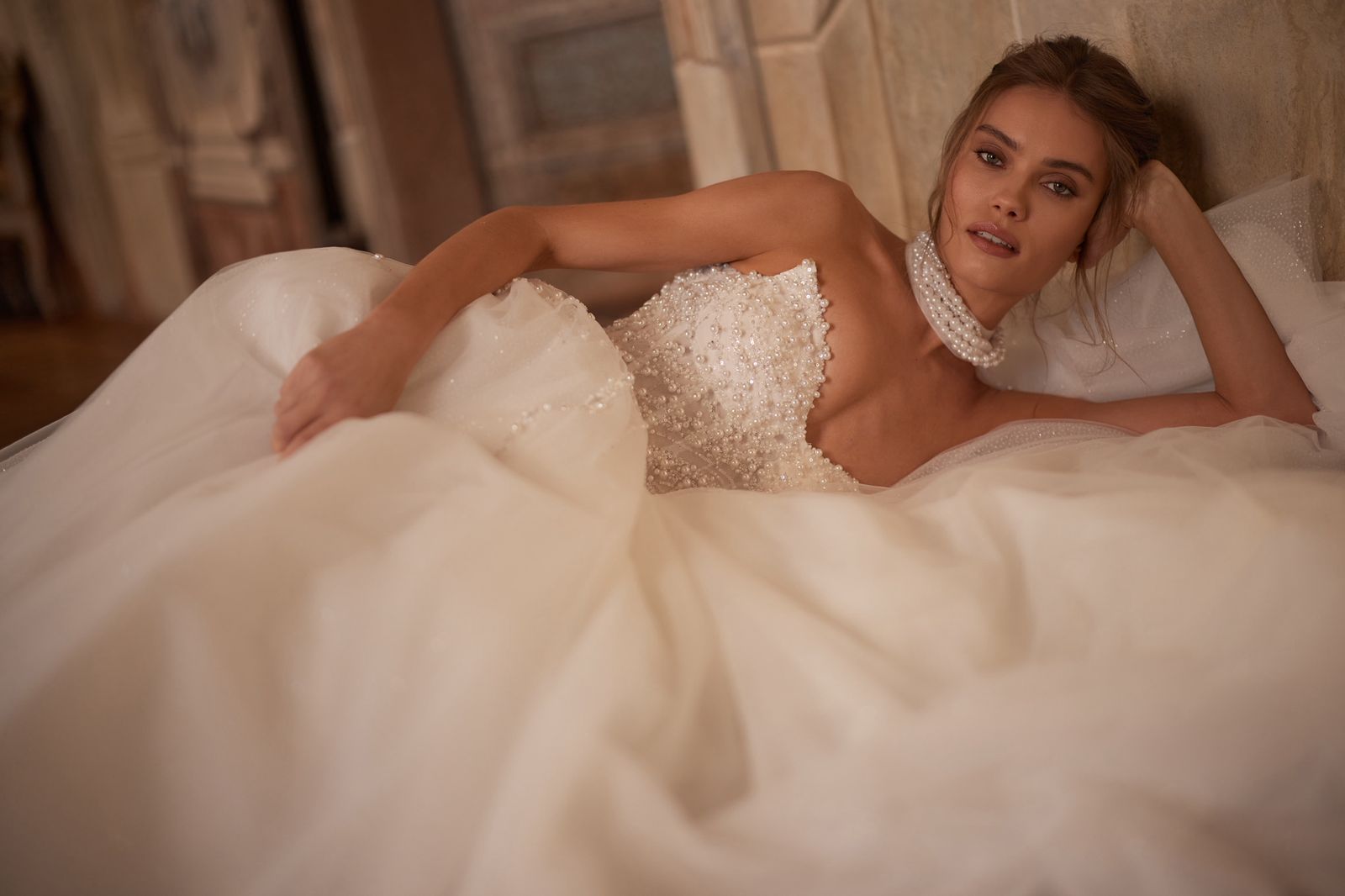 SOPRANO beaded bodice ballgown - Reflections Bridal Studio