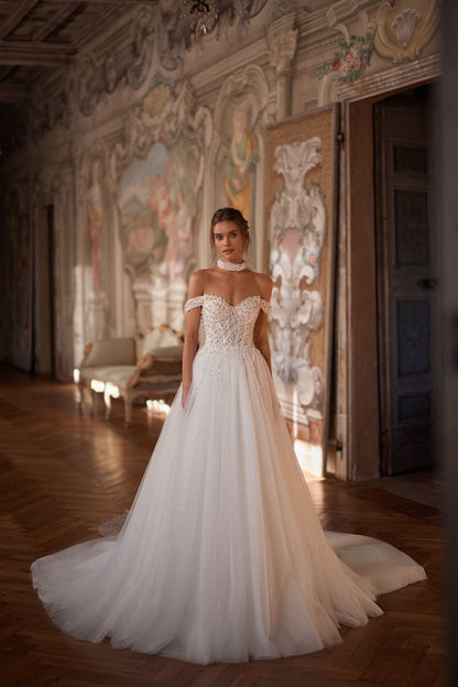 SOPRANO beaded bodice ballgown - Reflections Bridal Studio