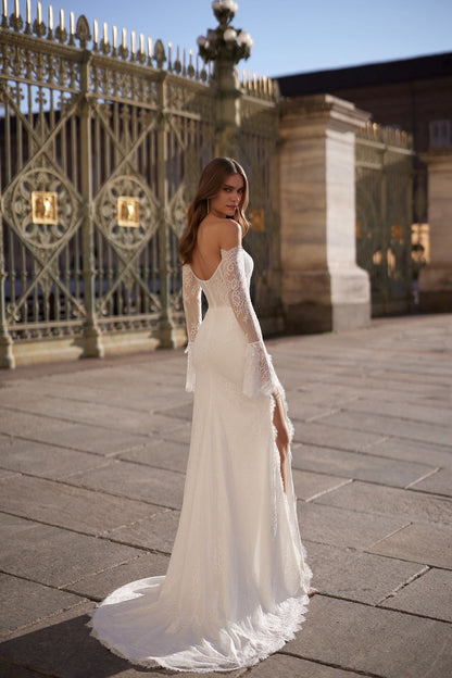 SWAN Full lace sheath gown - Reflections Bridal Studio