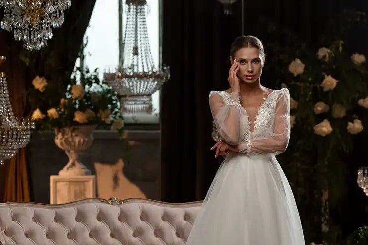 TIANA Size 14 in chiffon - Reflections Bridal Studio
