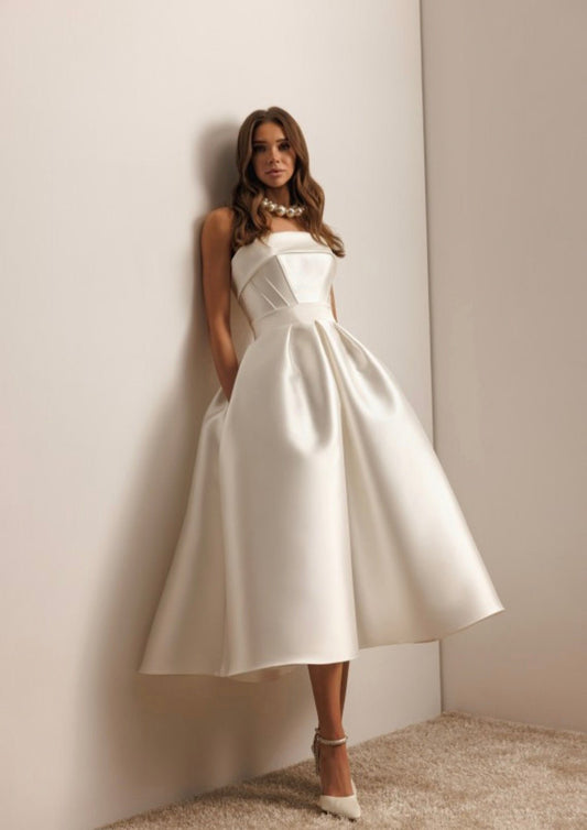 VESPER A 2 piece ballet length gown - Reflections Bridal Studio