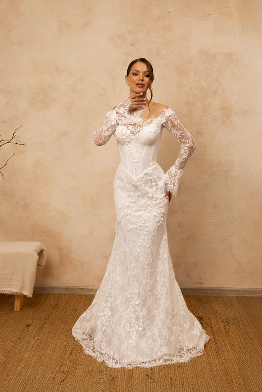 VIOLA Lace fit and flare - Reflections Bridal Studio