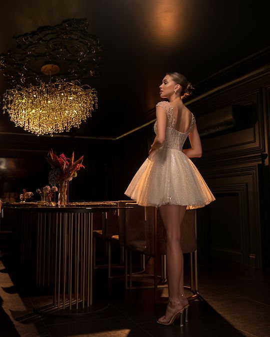 ZLATA Mini - gown reception dress - Reflections Bridal Studio